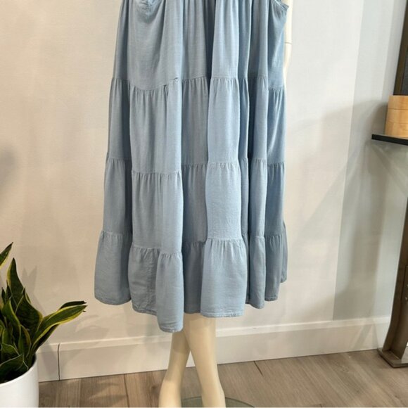 Bohemian Multi-Tiered Maxi Dress - Picture 6 of 11